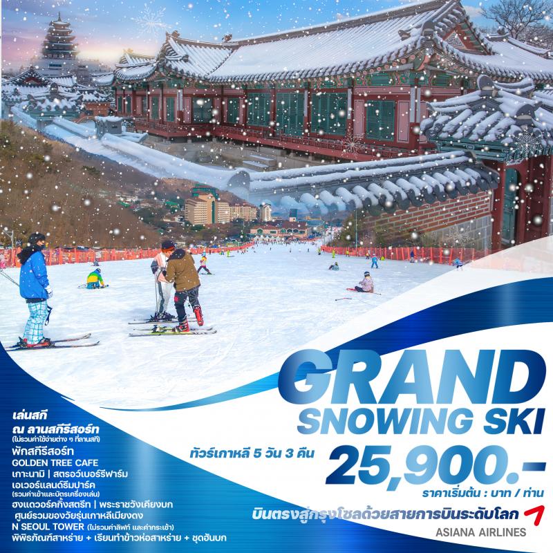 WE- KOREA GRAND SNOWING SKI 